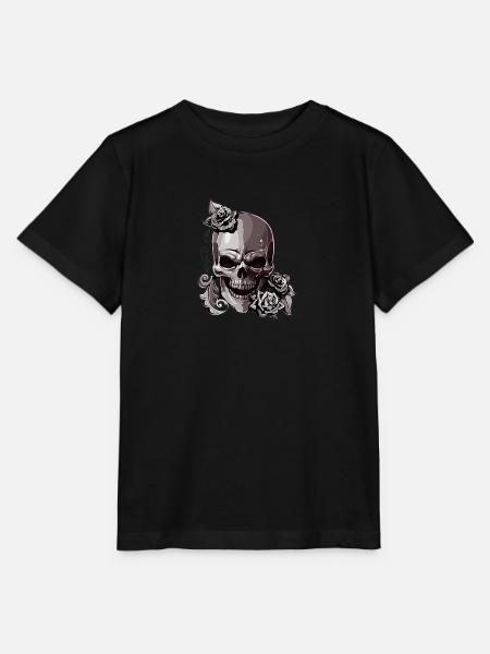Skull - Stanley/Stella Kinder T-Shirt MINI CREATOR - Schwarz