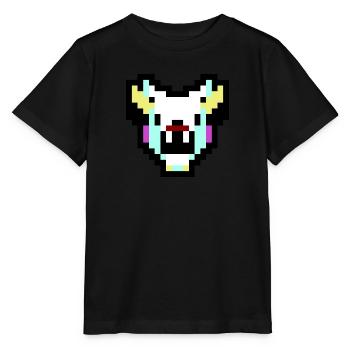 Pixel Hase - Stanley/Stella Kinder T-Shirt MINI CREATOR  - Schwarz - Vorne - Mikhail (115cm)