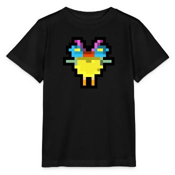 Pixel Bird - Stanley/Stella Kinder T-Shirt MINI CREATOR  - Schwarz - Vorne - Mikhail (115cm)
