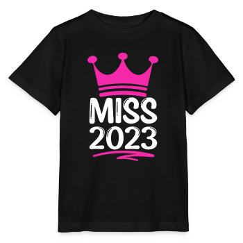 Welcome to life, little girl! Birth 2023 - Stanley/Stella MINI CREATOR Kids’ T-Shirt - black - Front - Mikhail (115cm)
