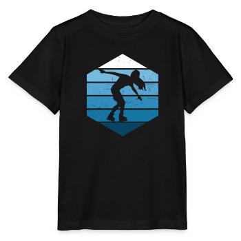 Roller Skates Roller Skating Men Roller Skates - Stanley/Stella MINI CREATOR Kids’ T-Shirt - black - Front - Mikhail (115cm)