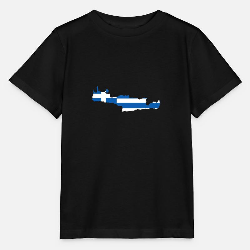 Crète - T-shirt bio MINI CREATOR Stanley/Stella Enfant - noir