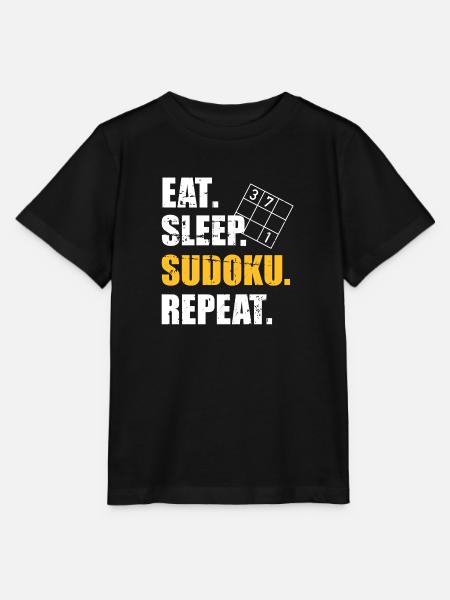 Sudoku - Stanley/Stella Kinder T-Shirt MINI CREATOR  - Schwarz