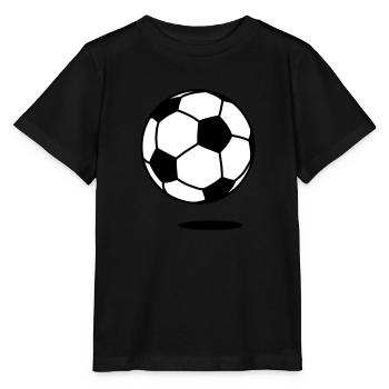 football with shadow / ball with shadow 2c - Stanley/Stella MINI CREATOR Kids’ T-Shirt - black - Front - Mikhail (115cm)