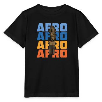 Frisur Kultur Afrika Afro Geschichte Afrikanische - Stanley/Stella Kinder T-Shirt MINI CREATOR  - Schwarz - Vorne - Mikhail (115cm)