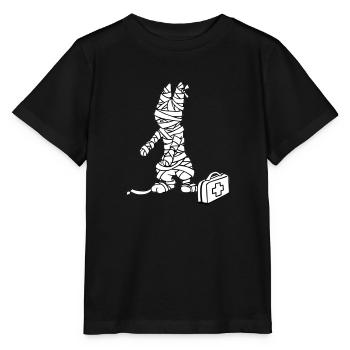 Erste Hilfe Bunny - Stanley/Stella Kinder T-Shirt MINI CREATOR  - Schwarz - Vorne - Mikhail (115cm)