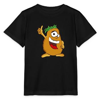 Kartoffel - Stanley/Stella Kinder T-Shirt MINI CREATOR  - Schwarz - Vorne - Mikhail (115cm)