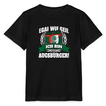 Augsburger Augsburg Augschburg Geschenk - Stanley/Stella Kinder T-Shirt MINI CREATOR  - Schwarz - Vorne - Mikhail (115cm)
