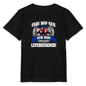 Leverkusener Leverkusen Leverkusenerin Geschenk - Stanley/Stella Kinder T-Shirt MINI CREATOR  - Schwarz - Vorne - Mikhail (115cm)