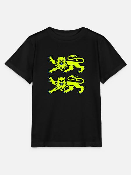 leopards normand logo drapeau 2701 - T-shirt bio MINI CREATOR Stanley/Stella Enfant - noir
