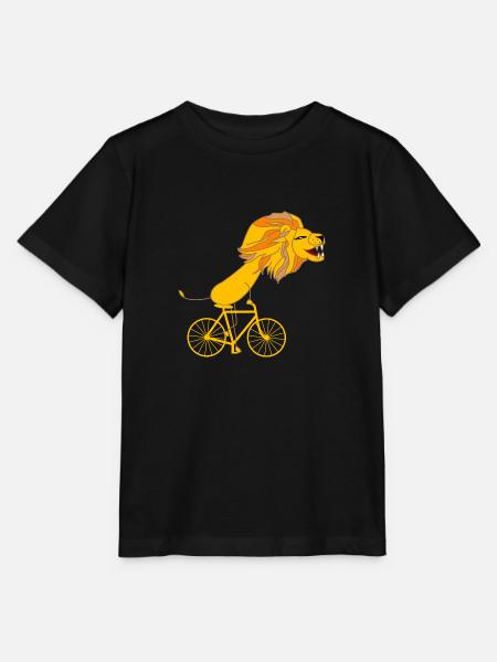 Sportlicher Löwe - Stanley/Stella Kinder T-Shirt MINI CREATOR - Schwarz