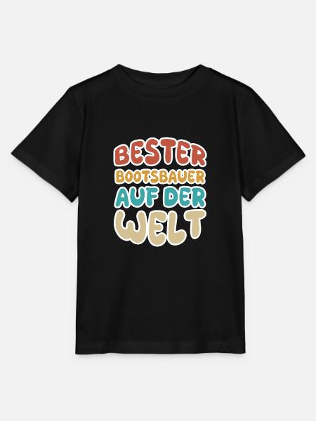 Bootsbauer als Berufung - Stanley/Stella Kinder T-Shirt MINI CREATOR  - Schwarz