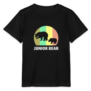 Papa und Sohn Partnerlook - Stanley/Stella Kinder T-Shirt MINI CREATOR  - Schwarz - Vorne - Mikhail (115cm)