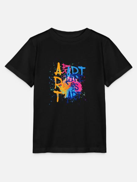 art,kunst,graffiti,malerei,aquarell,bunt,spray, li - Stanley/Stella Kinder T-Shirt MINI CREATOR  - Schwarz