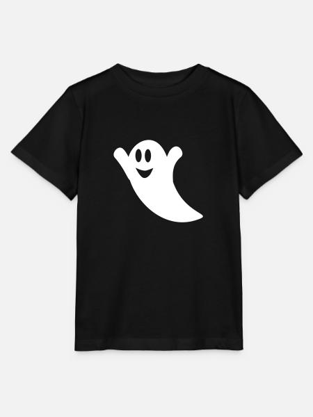 ghost happy I - Stanley/Stella Kinder T-Shirt MINI CREATOR  - Schwarz