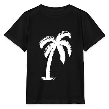 | Pop Art Palmier - T-shirt bio MINI CREATOR Stanley/Stella Enfant - noir - Devant - Mikhail (115cm)