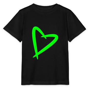 Conception d'amour de coeur - T-shirt bio MINI CREATOR Stanley/Stella Enfant - noir - Devant - Mikhail (115cm)
