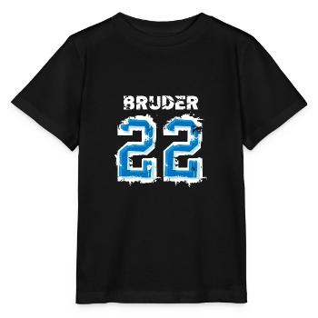 Großer Bruder 2022 Baby Schwangerschaft Jungs Kind - Stanley/Stella Kinder T-Shirt MINI CREATOR  - Schwarz - Vorne - Mikhail (115cm)