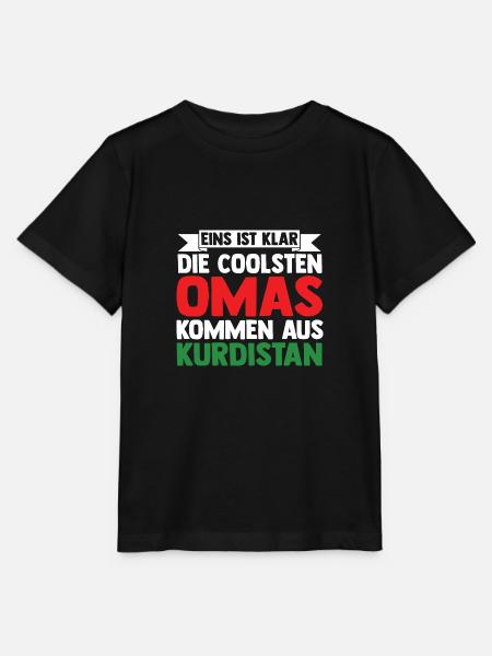 Kurden Oma Großmutter Kurdistan - Stanley/Stella Kinder T-Shirt MINI CREATOR - Schwarz