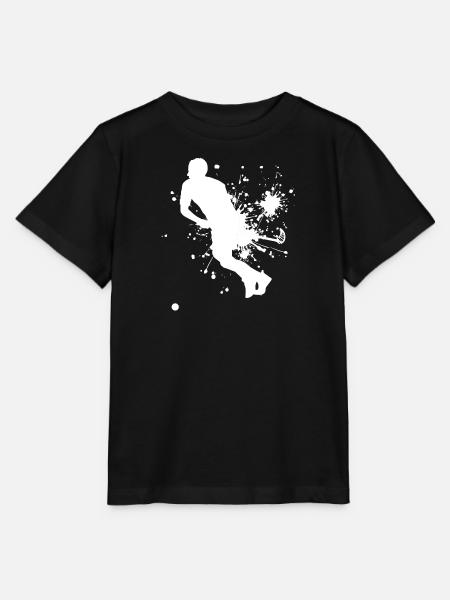 Herren Floorball Damen Salibandy Unihockeyspielen - T-shirt MINI CREATOR barn från Stanley/Stella - svart