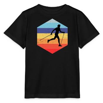 Men's Nordic Walker Walker Women's Nordic Walking - Stanley/Stella MINI CREATOR Kids’ T-Shirt - black - Front - Mikhail (115cm)