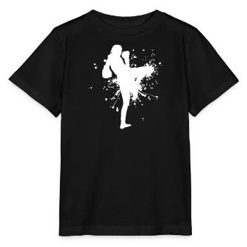Thai Boxer Muay Thai Thai Boxing Men Thai Boxing - Stanley/Stella MINI CREATOR Kids’ T-Shirt - black - Front - Mikhail (115cm)