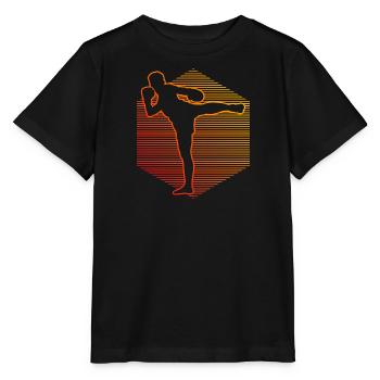 Men's Muay Thai Thai Boxing Thai Boxer Thai Boxing - Stanley/Stella MINI CREATOR Kids’ T-Shirt - black - Front - Mikhail (115cm)
