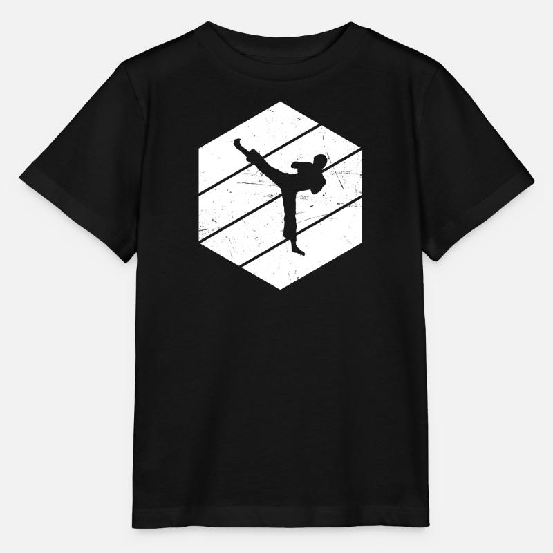 Kickboxer Kickboxing Femmes Kickboxing Kickboxing - T-shirt bio MINI CREATOR Stanley/Stella Enfant - noir