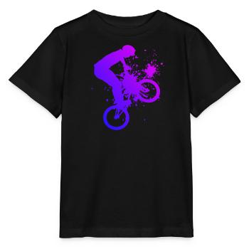 Vélo bmx vélo vélo bmx jeunes femmes - T-shirt bio MINI CREATOR Stanley/Stella Enfant - noir - Devant - Mikhail (115cm)