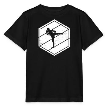 Thai Boxer Muay Thai Thai Boxing Thai Boxing - Stanley/Stella MINI CREATOR Kids’ T-Shirt - black - Front - Mikhail (115cm)