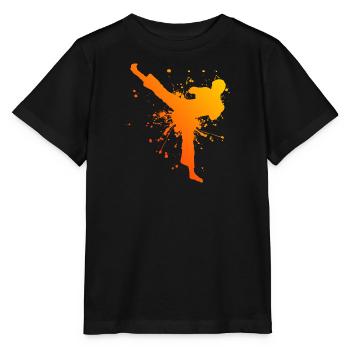 Boxe Kickboxing Kickboxing Hommes Femmes Kickboxing - T-shirt bio MINI CREATOR Stanley/Stella Enfant - noir - Devant - Mikhail (115cm)