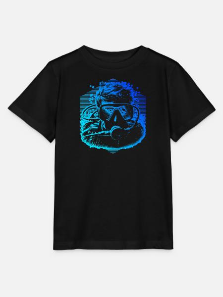 Scuba Diver Plongeur Homme Scuba Diver - T-shirt bio MINI CREATOR Stanley/Stella Enfant - noir