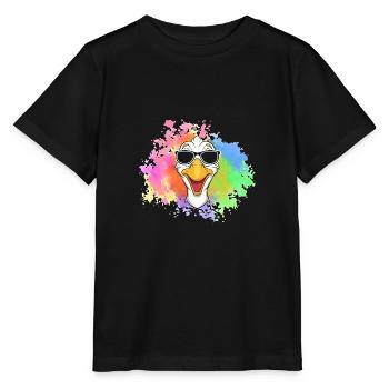 Gans - Stanley/Stella Kinder T-Shirt MINI CREATOR  - Schwarz - Vorne - Mikhail (115cm)