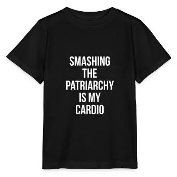 Feminist Feministin Feminismus Trainieren - Stanley/Stella Kinder T-Shirt MINI CREATOR  - Schwarz - Vorne - Mikhail (115cm)