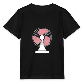 Ventilator Sommer Hitze - Stanley/Stella Kinder T-Shirt MINI CREATOR  - Schwarz - Vorne - Mikhail (115cm)