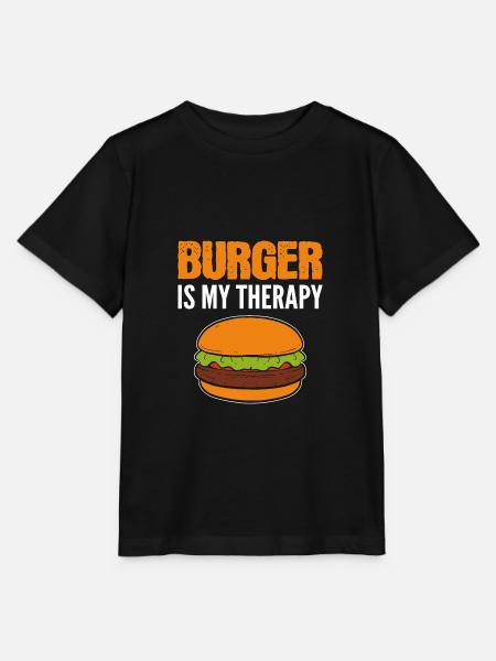 Meine Therapie Feinschmecker Geschenk - Stanley/Stella Kinder T-Shirt MINI CREATOR - Schwarz