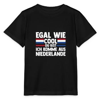 Pays-Bas Pays-Bas Pays-Bas - T-shirt bio MINI CREATOR Stanley/Stella Enfant - noir - Devant - Mikhail (115cm)