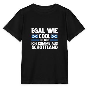 Ecossais Ecosse Ecosse Ecosse - T-shirt bio MINI CREATOR Stanley/Stella Enfant - noir - Devant - Mikhail (115cm)