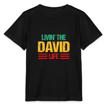 David - Stanley/Stella Kinder T-Shirt MINI CREATOR  - Schwarz - Vorne - Mikhail (115cm)