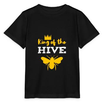 King of the Hive - Stanley/Stella MINI CREATOR Kids’ T-Shirt - black - Front - Mikhail (115cm)