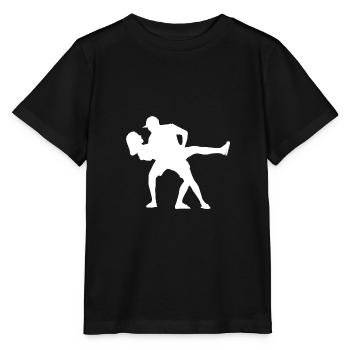 Tanzpaar - Stanley/Stella Kinder T-Shirt MINI CREATOR  - Schwarz - Vorne - Mikhail (115cm)