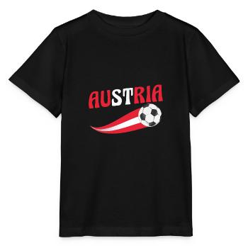 Österreicher Österreich - Stanley/Stella Kinder T-Shirt MINI CREATOR  - Schwarz - Vorne - Mikhail (115cm)