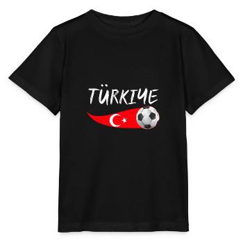 Turks Turkey - Stanley/Stella MINI CREATOR Kids’ T-Shirt - black - Front - Mikhail (115cm)