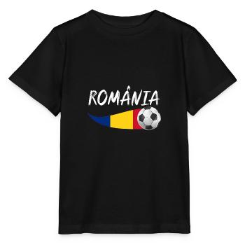Roumains Roumanie - T-shirt bio MINI CREATOR Stanley/Stella Enfant - noir - Devant - Mikhail (115cm)