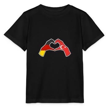 Turks Germany Turkey - Stanley/Stella MINI CREATOR Kids’ T-Shirt - black - Front - Mikhail (115cm)