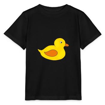 Kawaii Chibi Kawaii Duck Kawaii Duckling - Stanley/Stella MINI CREATOR Kids’ T-Shirt - black - Front - Mikhail (115cm)