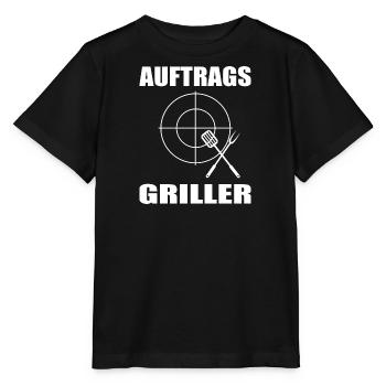 BBQ - Stanley/Stella Kinder T-Shirt MINI CREATOR  - Schwarz - Vorne - Mikhail (115cm)