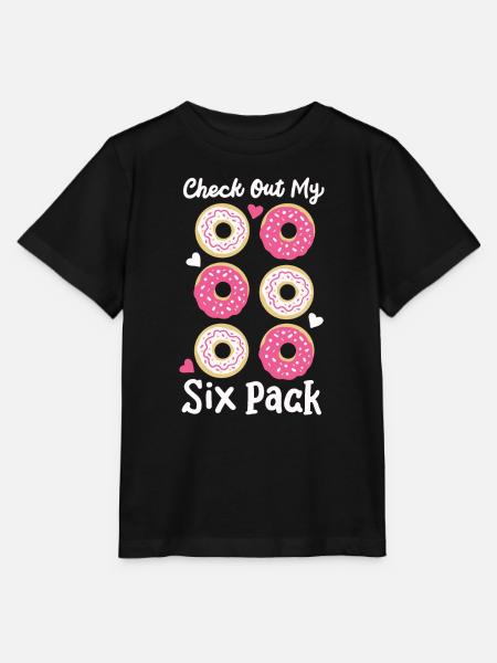 Donut Sixpack Fitness - Stanley/Stella Kinder T-Shirt MINI CREATOR - Schwarz