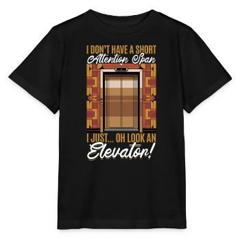 Elevator toddler & kids - Stanley/Stella MINI CREATOR Kids’ T-Shirt - black - Front - Mikhail (115cm)