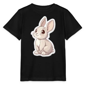 Hase - Stanley/Stella Kinder T-Shirt MINI CREATOR  - Schwarz - Vorne - Mikhail (115cm)